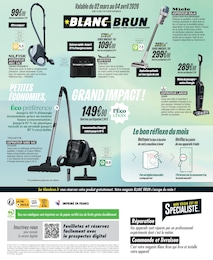 Offre Sac Aspirateur dans le catalogue Blanc Brun du moment à la page 8