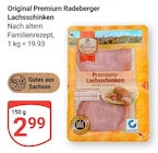 Aktuelles Original Premium Radeberger Lachsschinken Angebot bei GLOBUS in Erfurt ab 2,99 €