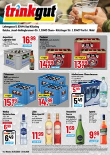 Trinkgut Cham Prospekt der aktuellen Woche, gültig von 26.10.2026 bis 31.10.2026 Aktueller Trinkgut Cham Prospekt "Aktuelle Angebote" mit 4 Seiten