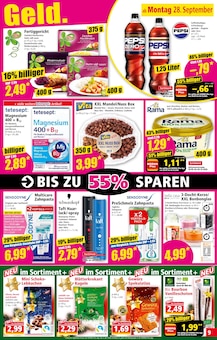 Pepsi im Norma Prospekt "Mehr fürs Geld" mit 30 Seiten (München)