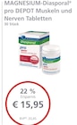 LINDA Maintal - MAGNESIUM-Diasporal pro DEPOT Muskeln und Nerven Tabletten Angebot im Prospekt MAGNESIUM-Diasporal pro DEPOT Muskeln und Nerven Tabletten bei LINDA im Maintal Prospekt für 15,95 €