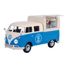 Modellauto T1 Bus Food Truck von Motormax, 1 : 24, blau/weiß Angebote bei Volkswagen Salzgitter für 24,90 €