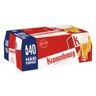 Bière Blonde Kronenbourg en promo chez Auchan Hypermarché Clichy à 18,49 €