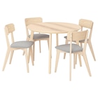 Tisch und 4 Stühle Esche/Tallmyra weiß/schwarz im Angebot bei IKEA in Siegen Tisch und 4 Stühle Esche/Tallmyra weiß/schwarz Angebote von LISABO / LISABO bei IKEA Siegen für 338,96 €