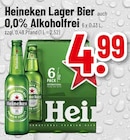 Aktuelles Heineken Lager Bier oder 0,0% Alkoholfrei Angebot bei Trinkgut in Bad Kreuznach ab 4,99 €