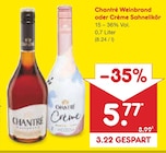 Weinbrand im Netto Marken-Discount Prospekt Weinbrand oder Crème Sahnelikör von Chantré im aktuellen Netto Marken-Discount Prospekt für 5,77 €
