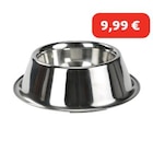 AniOne Gamelle à longues oreilles en acier inoxydable en promo chez Maxi Zoo Saint-Étienne à 9,99 €