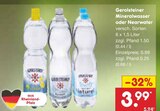 Mineralwasser oder Nearwater Angebote von Gerolsteiner bei Netto Marken-Discount Wetzlar für 3,99 €