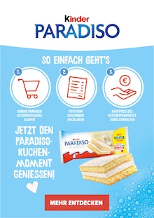 Aktueller kinder Paradiso Prospekt "Kuchen-Moment genießen & Geld-zurück" Seite 2 von 2 Seiten