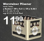 Aktuelle Warsteiner Angebote bei TOP Getränke in Gütersloh Aktuelles Pilsener Angebot bei TOP Getränke in Gütersloh ab 11,99 €