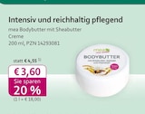 Bodybutter mit Sheabutter bei mea - meine apotheke im Prospekt "" für 3,60 €