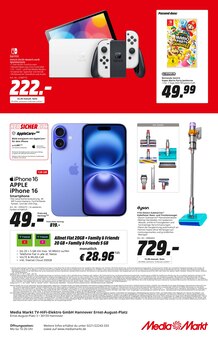 iPhone im aktuellen MediaMarkt Saturn Prospekt (Hannover) iPhone im MediaMarkt Saturn Prospekt "0% FINANZIERUNG" mit 8 Seiten (Hannover)