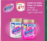 Oxi Action Pulver Angebote von Vanish bei GLOBUS Leipzig für 4,99 €