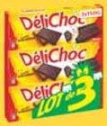 Biscuit Tablette Chocolat Noir - Délichoc en promo chez Intermarché Niort à 3,48 €