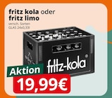 fritz kola oder fritz limo von fritz kola für 19,99 € bei famila Nordwest im Angebot fritz kola oder fritz limo von fritz kola im aktuellen famila Nordwest Prospekt