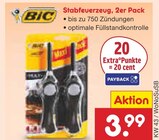Stabfeuerzeug, 2er Pack im Angebot bei Netto Marken-Discount in Darmstadt Stabfeuerzeug, 2er Pack Angebote von BIC bei Netto Marken-Discount Darmstadt für 3,99 €