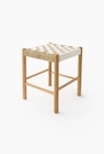 Tabouret 37xH43cm en jonc de mer et bois de chêne en promo chez Monoprix Drancy Drancy à 27,99 €