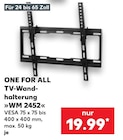 Aktuelles TV-Wandhalterung »WM 2452« Angebot bei Kaufland in Goslar ab 19,99 €