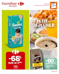 Catalogue Carrefour Market à Juvisy-sur-Orge, avec 16 pages Prospectus Carrefour Market à Juvisy-sur-Orge, "PETIT-DÉJEUNER", 16 pages, 10/11/2025 - 23/11/2025