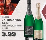 Jahrgangssekt Extra Dry Angebote von Mumm bei E center Dinslaken für 3,99 €