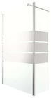 Paroi de douche à l'italienne Walk-In + retour  "Beloya" l.125 cm en verre effet miroir - GoodHome en promo chez Brico Dépôt Sainte-Geneviève-des-Bois à 179,00 €