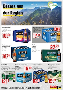 Bier im Trinkgut Prospekt "Entdecken Sie tolle Angebote!" mit 4 Seiten (München)