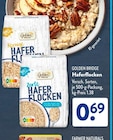 Kernige Haferflocken von Golden Bridge im aktuellen ALDI SÜD Prospekt für 0,69 €