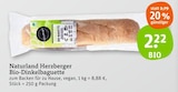 Bio-Dinkelbaguette Angebote von Naturland Herzberger bei tegut Kassel für 2,22 €