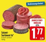 Salami-Sortiment 1a Angebote bei EDEKA Ravensburg für 1,77 €