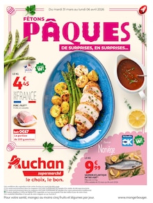 Catalogue Auchan Supermarché de la semaine "FÊTONS PÂQUES" avec 1 pages, valide du 31/03/2026 au 06/04/2026 pour Le Castellet et alentours Prospectus Auchan Supermarché de la semaine "FÊTONS PÂQUES" avec 1 pages, valide du 31/03/2026 au 06/04/2026 pour Le Castellet et alentours