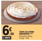 Tarte au Citron Meringuée en promo chez E.Leclerc Tarte au Citron Meringuée dans le catalogue E.Leclerc