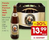 Aktuelles Premium Hefe Weißbier Angebot bei Netto Marken-Discount in Bergisch Gladbach ab 13,99 €