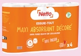 Essuie-Tout Maxi Absorbant Décoré X4 - Netto à 0,49 € dans le catalogue Netto