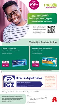 Aktueller mea - meine apotheke Prospekt (Düren, 4 Seiten zum blättern mea - meine apotheke Prospekt Unsere Juni-Angebote mit 4 Seiten