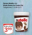 Nutella Ice Cream Pot Angebote von Ferrero bei GLOBUS Kaiserslautern für 3,99 €