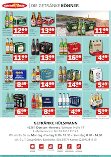 Bitburger im Getränke Oase Prospekt "Aktuelle Angebote" mit 2 Seiten (Marl)