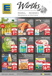 Aktueller EDEKA Bergneustadt Prospekt "Aktuelle Angebote" mit 24 Seiten