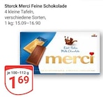 Merci Feine Schokolade Angebote von Storck bei GLOBUS Neuwied für 1,69 €