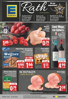 EDEKA Prospekt der Woche "Aktuelle Angebote" Seite 1, 17.08.2026 bis 22.08.2026 für Meerbusch Aktueller EDEKA Prospekt "Aktuelle Angebote" Seite 1 von 26 Seiten für Meerbusch