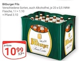 Pils im Angebot bei GLOBUS in Leipzig Pils Angebote von Bitburger bei GLOBUS Leipzig für 10,99 €