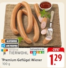 Premium Geflügel Wiener Angebote von INITIATIVE TIERWOHL bei EDEKA Mainz für 1,29 €