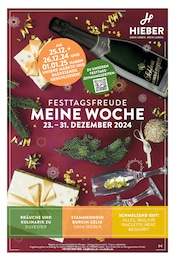 Aktueller Hieber Supermarkt Prospekt in Weil am Rhein und Umgebung, "Aktuelle Angebote" mit 16 Seiten, 23.12.2024 - 31.12.2024