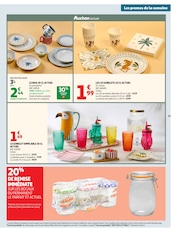 Promos Verre dans le catalogue "COMME EN ITALIE" de Auchan Hypermarché Verre en promo dans le catalogue Auchan Hypermarché à la page 33