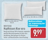 Kopfkissen Aloe vera im Angebot bei ALDI Nord in Bottrop Kopfkissen Aloe vera Angebote von NOVITESSE bei ALDI Nord Bottrop für 9,99 €