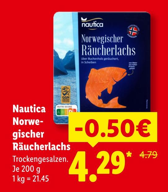 Norwegischer Räucherlachs