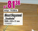 Akustikpaneel Stockholm bei Hornbach im Niederzier Prospekt für 81,36 €