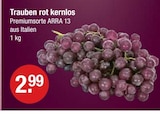Trauben rot kernlos bei V-Markt im Bobingen Prospekt für 2,99 €