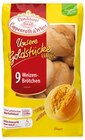 Unsere Goldstücke 9 Weizenbrötchen oder Unsere Goldstücke 9 Baguette-Brötchen Angebote von Coppenrath & Wiese bei REWE Völklingen für 1,49 €