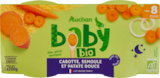 BOL CAROTTE SEMOULE PATATE DOUCE BIO AUCHAN BABY - AUCHAN BABY BIO en promo chez Auchan Supermarché BOL CAROTTE SEMOULE PATATE DOUCE BIO AUCHAN BABY - AUCHAN BABY BIO dans le catalogue Auchan Supermarché
