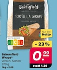 Tortilla Wraps von Bakersfield im aktuellen Netto mit dem Scottie Prospekt